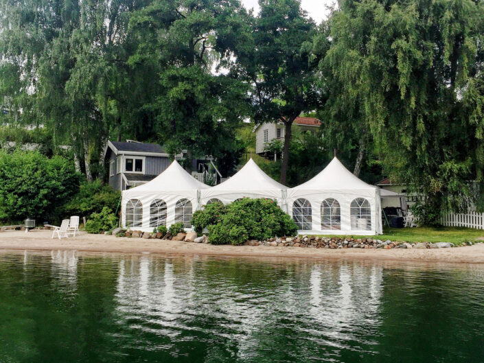 Topptelt 4,5x4,5m, vegger med vindu